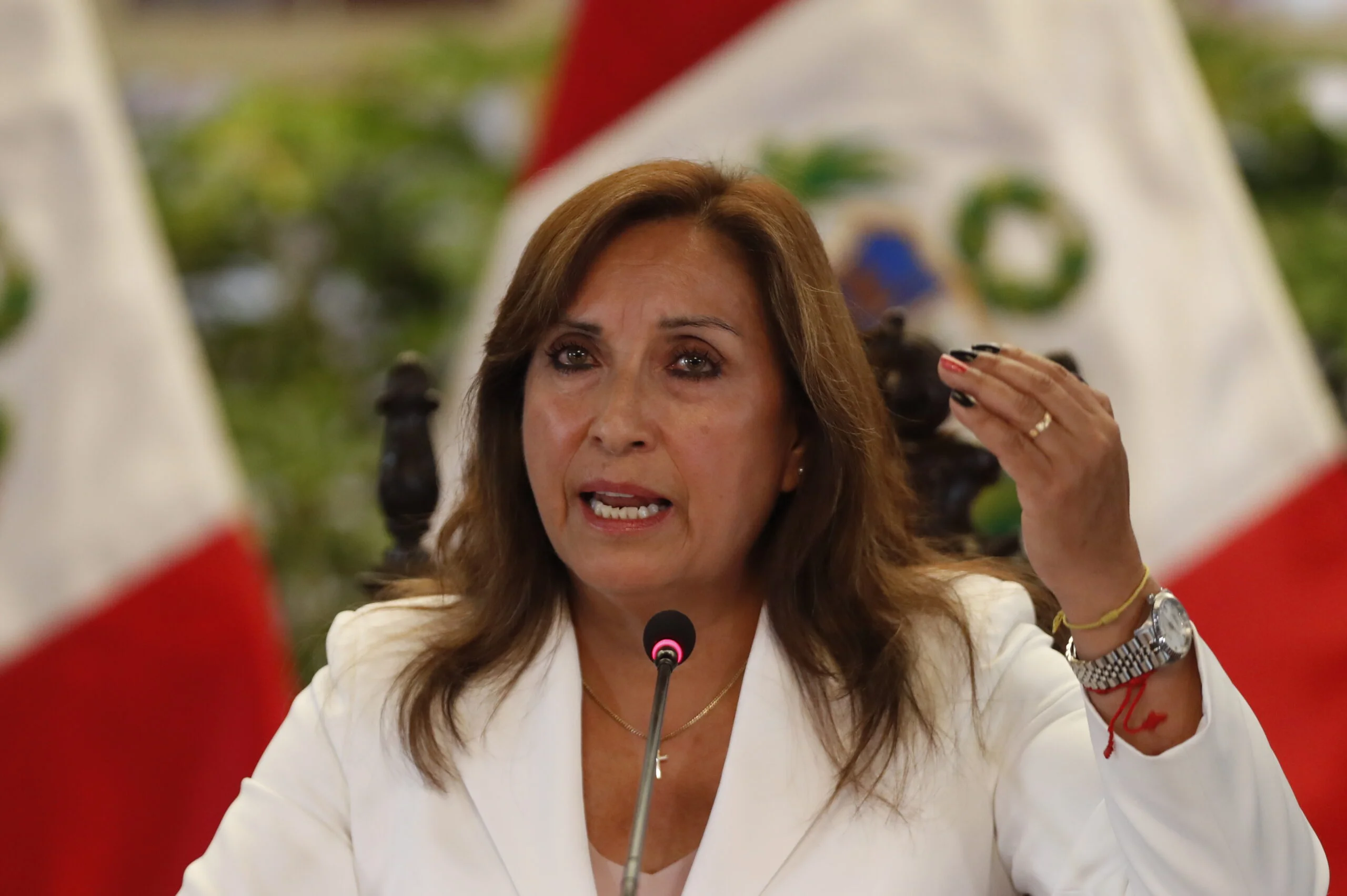 Dina Boluarte, presidenta de Perú, sufrió afección pulmonar severa