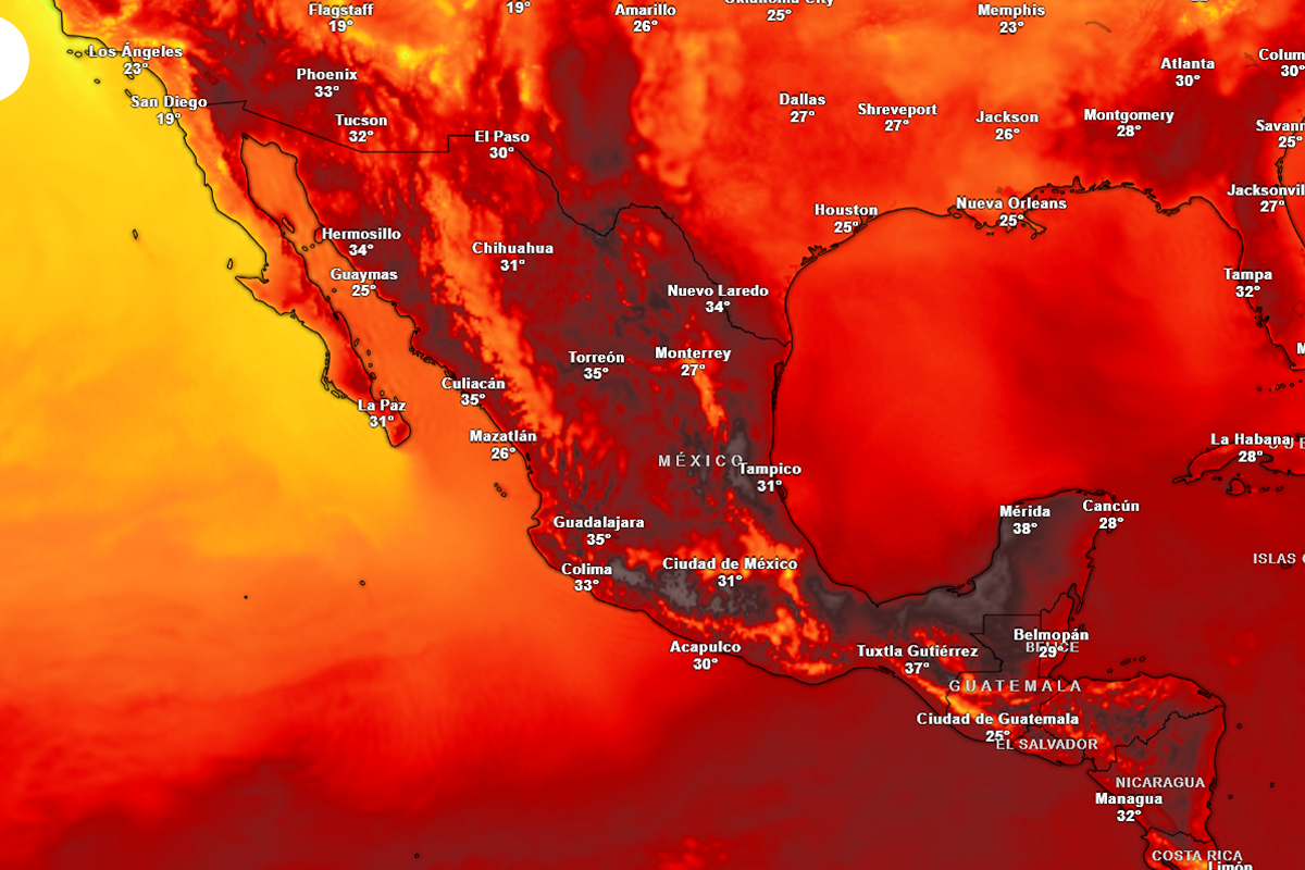 Se pronostica una ola de calor persistente en México